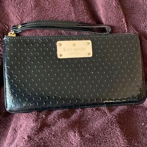 Kate Spade patent leather wristlet